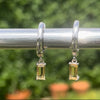 Citrine Baguette Earring
