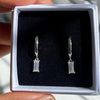 Moissanite Baguette Earring