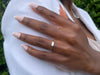 Moissanite Baguette Ring