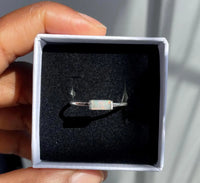 Ethiopian Opal Baguette Ring