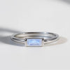 Baguette Rainbow Moonstone Ring