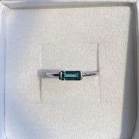 London Blue Topaz Baguette Ring