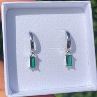 Emerald earring