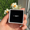 Moissanite Baguette Ring