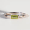 Peridot Baguette Ring
