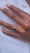 Garnet Baguette Ring